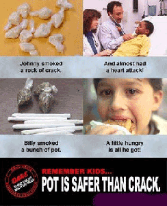 Pot is Safer than Crack