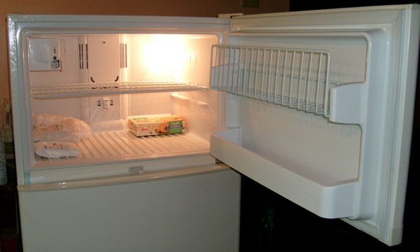 Kenmore Refrigerator inside the freezer