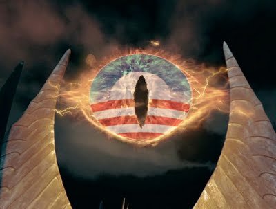 Eye of Barack Sauron Obama