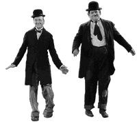 Laurel & Hardy Dancing