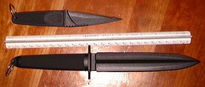 Nightshade knives and ruler