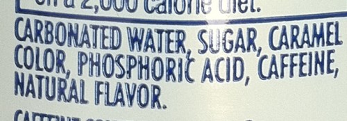 Pepsi Throwback Ingredients